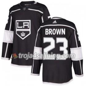 Los Angeles Kings tröja Dustin Brown 23 Adidas 2017-2018 Svart Authentic - NHL Tröjor Herr